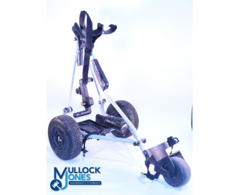 Golf Power Caddy, with its storage cover bag for trolley and a working battery. Collection only recommended