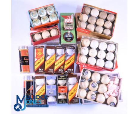 Assorted Golf Balls - features Slazenger 10 wrapped in box (x6), Slazenger plus in box (x3), Longflite in box (x3), Pinnacle 