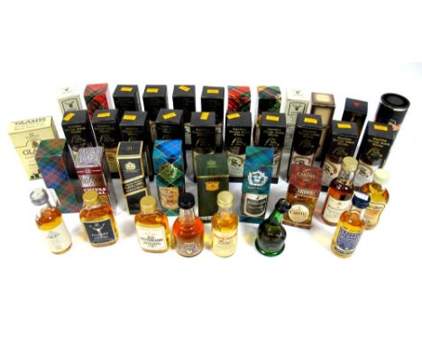 Whisky - A Large Collection of Whisky Miniatures, including fourteen Signatory Vintage Scotch Whisky, from 1961 to 1974, (mai