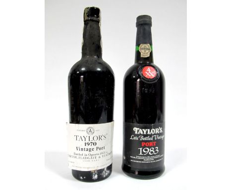 Port - Taylor's 1970 Vintage Port, 75cl, 21% Vol; Taylor's Late Bottled Vintage Port 1983, 70cl, 20% Vol. (2)