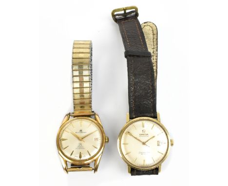 OMEGA; a Seamaster De Ville gentleman's vintage stainless steel wristwatch with date aperture, diameter excluding winding cro