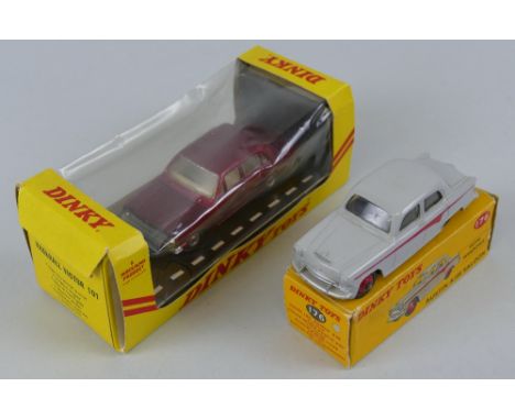 Dinky - Vauxhall Victor 101, No.151, window box and Austin A105 Saloon No.176, boxed (2)