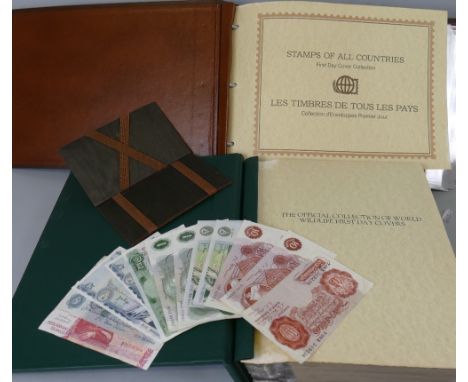 An album entitled The Official Collection of World Wildlife First Day Covers, containing over one-hundred and forty, another 