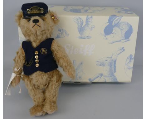 Steiff limited edition Polar Express teddy bear, No.292/1500, 34cm high, boxed with certificate, EAN 682315
