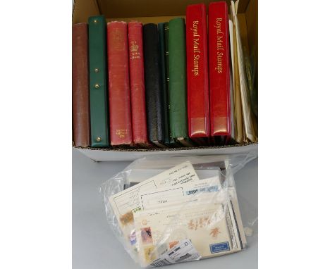 Ten albums and stock books of GB, Commonwealth and World stamps, predominantly African countries, Victoria to QEII, including