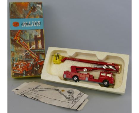 Corgi - Major Simon Snorkel Fire Engine, No.1127, boxed with paperwork