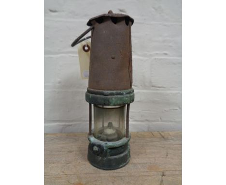 A vintage miner's lamp 