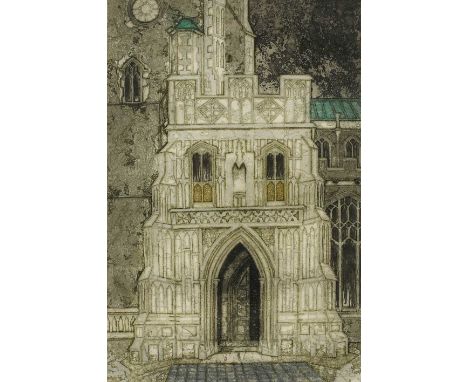 Valerie Thornton (1931-1991) "Southwold"Signed and dated (19)84, inscribed and numbered 19/70, etching, 54.5cm by 36.5cmArtis