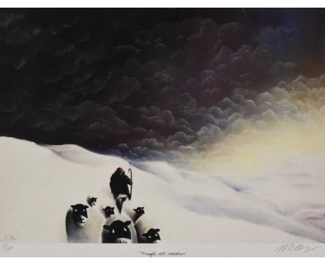 Mackenzie Thorpe (b.1956)"Through all Weathers"Signed and numbered 153/400, giclee print, 31cm by 40.5cmArtist's Resale Right