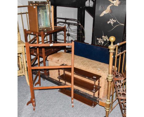 An early George V tea trolley by Hughes Bolckow &amp; Co Ltd, of timber from HMS Brittania (launched 1860, cadet training shi