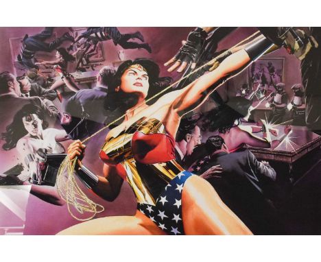 Alex Ross for DC Comics (Contemporary)"Wonder Woman: Defender of Truth"Signed and numbered 132/195, giclee print, 51cm by 68c