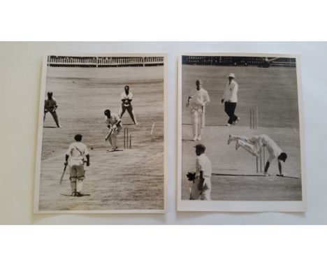 CRICKET, press photos, 1964/5 New South Wales at Perth &amp; Queensland, inc. Gordon Becker, Graham Bizzell etc., agency stam