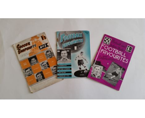 FOOTBALL, trade selection, inc. booklets (13), 1930s onwards, 1969 Subbuteo price list, 1966 World Cup brochure, The Victor, 