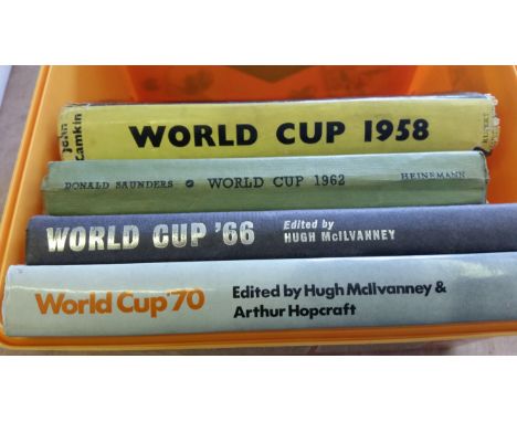 FOOTBALL, selection, inc. hardback editions (13) World Cups, 1958 by Camkin, 1962 by Saunders, 1966 by McIlvaney, 1970 by McI