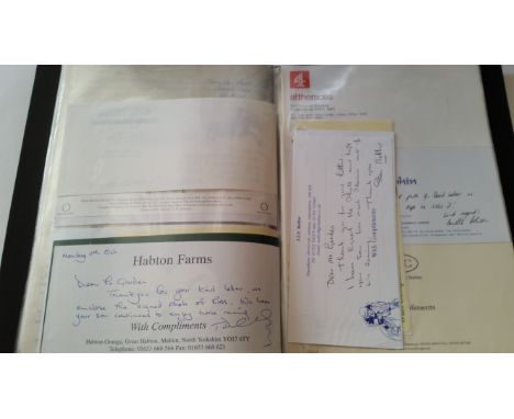 HORSE RACING, selection of signed letterheads, compliment slips etc., inc. Kevin Darley (first name only), Linda Stubbs, Mark