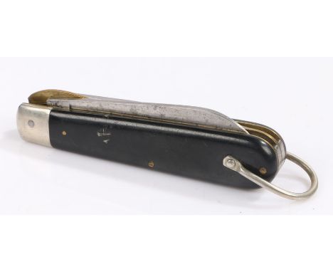 Early 20th Century American mechanics knife, with blades and tools