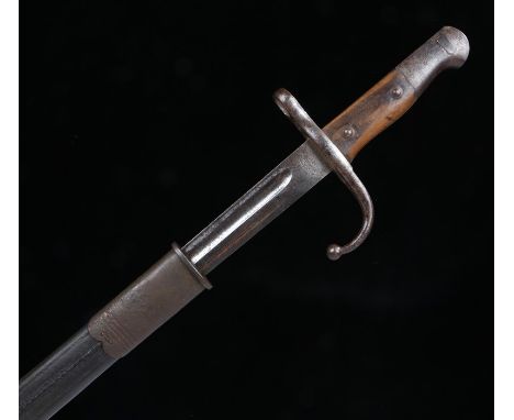 First World War Turkish 1890 pattern bayonet by the German maker Simson &amp; Cie, Suhl, dated 1896, ricasso stamped with the