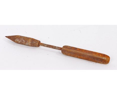 First World War steel flechette dart, designed to be dropped from aircraft