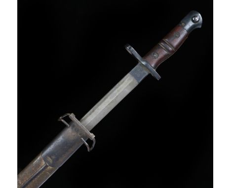 U.S. 1917 pattern Remington bayonet, stamped with U.S. Ordnance marks on one side of the  ricasso, and the Remington maker ma