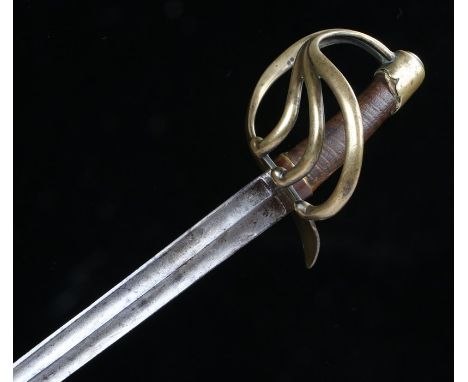 French Napoleonic,1st Empire, Model AN XIII Heavy Cavalry ( Cuirassier )Trooper's sword by the German maker Klingenthal, doub