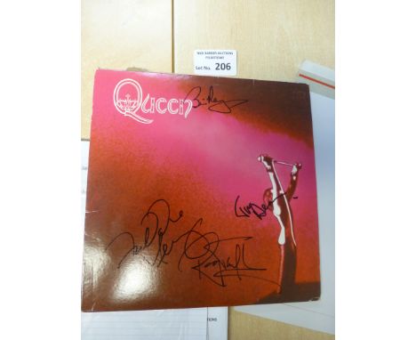 Records : Queen album - again fully signed on the front all members great collectors item (vgc)