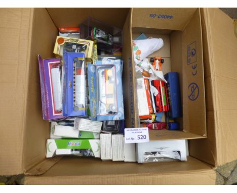 Diecast : Large box of various models 63 boxed 11 loose  inc Corgi, Lledo etc