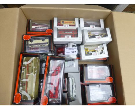 Diecast : 28 boxed EFE Exclusive First Editions buses &amp; trucks - in fine cond. mostly buses - various sizes