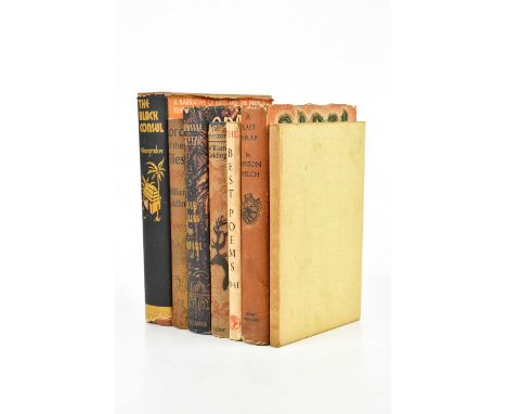 GOLDING (W), THE LORD OF THE FLIES, second impression, un-clipped d.j., Faber and Faber 1954; THE INHERITORS, first edition, 