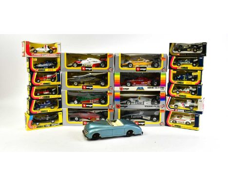 CORGI; twelve diecast model Formula 1 cars to include a Surtees T.S.9B, a 151 Yardley McLaren F1, a Hesketh 308 F1, with eigh