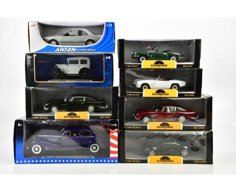 An extensive collection of assorted model vehicles including Solido, Metals Diecast, Chrono, etc.