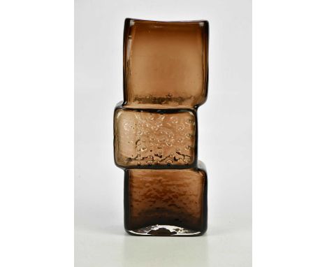 GEOFFREY BAXTER FOR WHITEFRIARS; a large 'Drunken Bricklayer' vase pattern 9672 in the cinnamon colourway, height 33cm.Condit