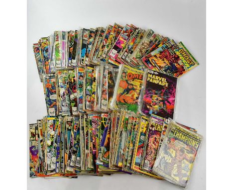 MARVEL; a collection of US and UK price variant to include Alfa Flight, Marvel Team Up, Ghost Rider, Omega, The Unknown, The 