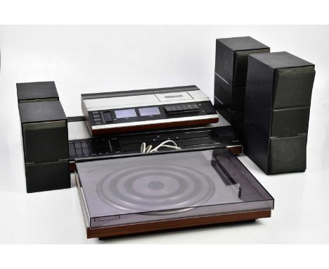 BANG &amp; OLUFSEN; a Beomaster 2200, Beocord 1900 and Beogram 1500, a pair of Beovox C40 speakers and a pair of Beovox C75 s