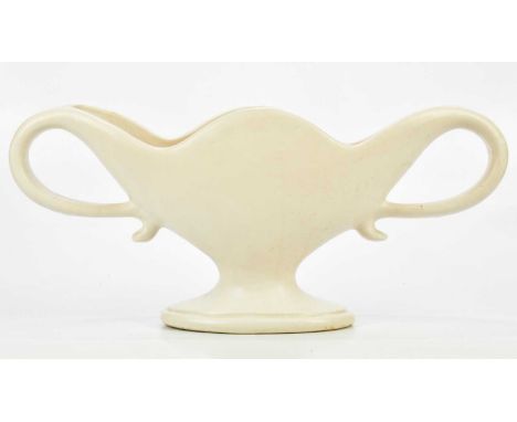 CONSTANCE SPRY FOR FULHAM POTTERY; a large and impressive twin handled pedestal vase, height 26cm, width 56cm.Condition Repor