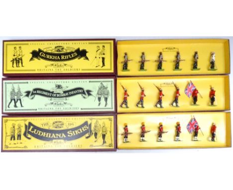 Britains Toy Soldiers British Indian Army sets  8832, 8833, 8834, 8835, 8841, 8842, 8843, 8844 and 8845 (Condition Excellent,