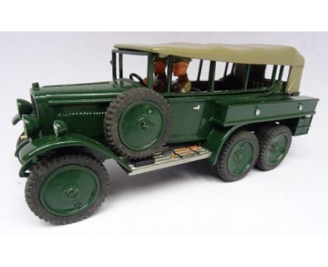 CJB Morris Commercial D Type Battery Staff Car with Driver and Mate, cover open or closed in original box (Condition Excellen