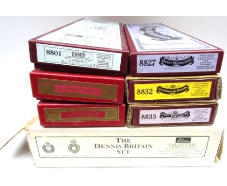 Britains Toy Soldier Dennis Britain set 8813 with British Indian Army sets 8832, 8833, 8952 and 8953, and sets 8801 and 8827 