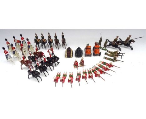 Johillco Life Guards Scots Greys, 11th Hussars, Lorries, Tanks, Agyssinians, Lancers in khaki and Highlanders (Condition Good