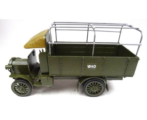 Toy Army Workshop Peerless General Service Lorry, Tundra finish in original plain corrugated card box (Condition Excellent, b