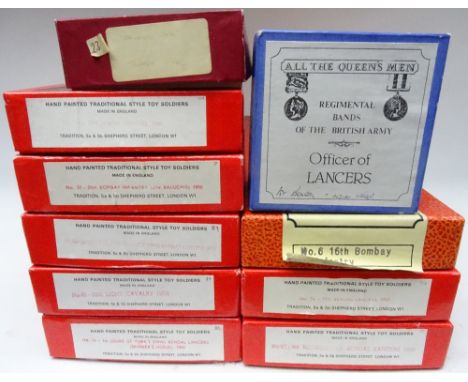 Tradition dismounted British Indian Army Cavalry sets 7A, 7B, 7C, 46, 47, 48, Infantry set 32, All the Queens Men Skinner's H