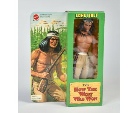 Mattel, How The West Was Won, Lone Wolf 2369, Indian Figure, Okt, Z 1