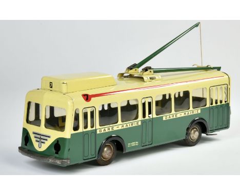 Joustra, Bus, France, 38 cm, Blech, UW ok, Scheinwerfer fehlen, sonst Z 2