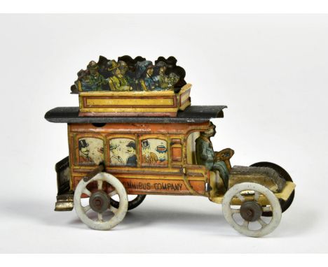 Meier, Penny Toy Bus "The Electric Omnibus Company", Germany VK, 9 cm, Blech, LM, Z 2