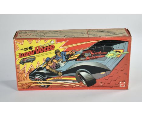 Big Jim, Pack Lazer Vette, Mattel, 1975, gebrauchter Zustand, Aufkleber beschädigt, Okt. Z 2, Z 3