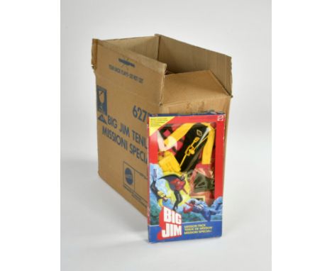 Big Jim, Tenute Mission Speciali, Händler-Karton, Mattel, 1985, komplett mit 12 Packs, Ovp, Z 1