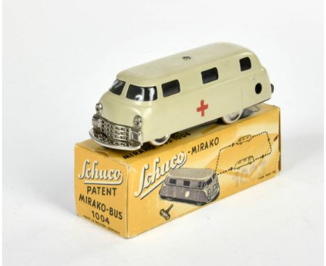 Schuco, Mirako Bus Sani 1004, US Z. Germany, 11 cm, Blech, UW ok, Okt Z 1-, Z 1-