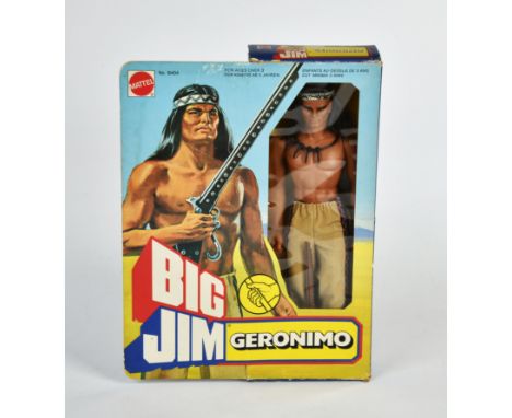 Big Jim, Geronimo, Mattel, 1975, Figur neu und komplett, Okt Z 2, Z 1
