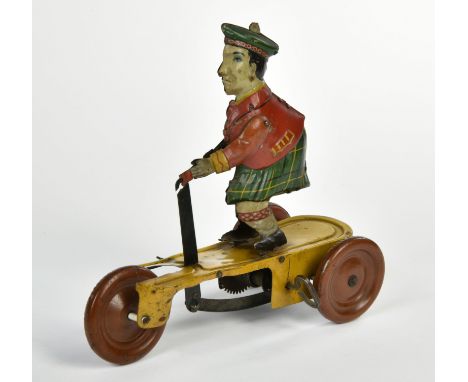 Günthermann, Schotte auf Roller, Germany VK, 18 cm, UW ok, LM, Z 2-3