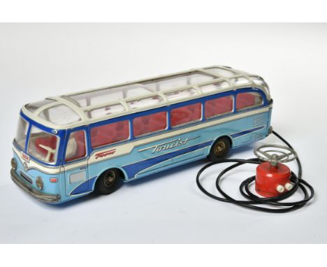 Tippco, Tourist Bus mit Schiebedach, W.-Germany, 34 cm, Funkt. nicht geprüft, Z 2