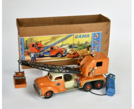 Gama, LKW mit Bagger Aufsatz, W.-Germany, 43cm, GemBw, Okt Z 2, Z 2